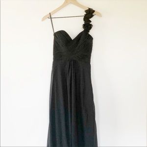 Allure Bridals Maxi Prom Formal evening gown black 2